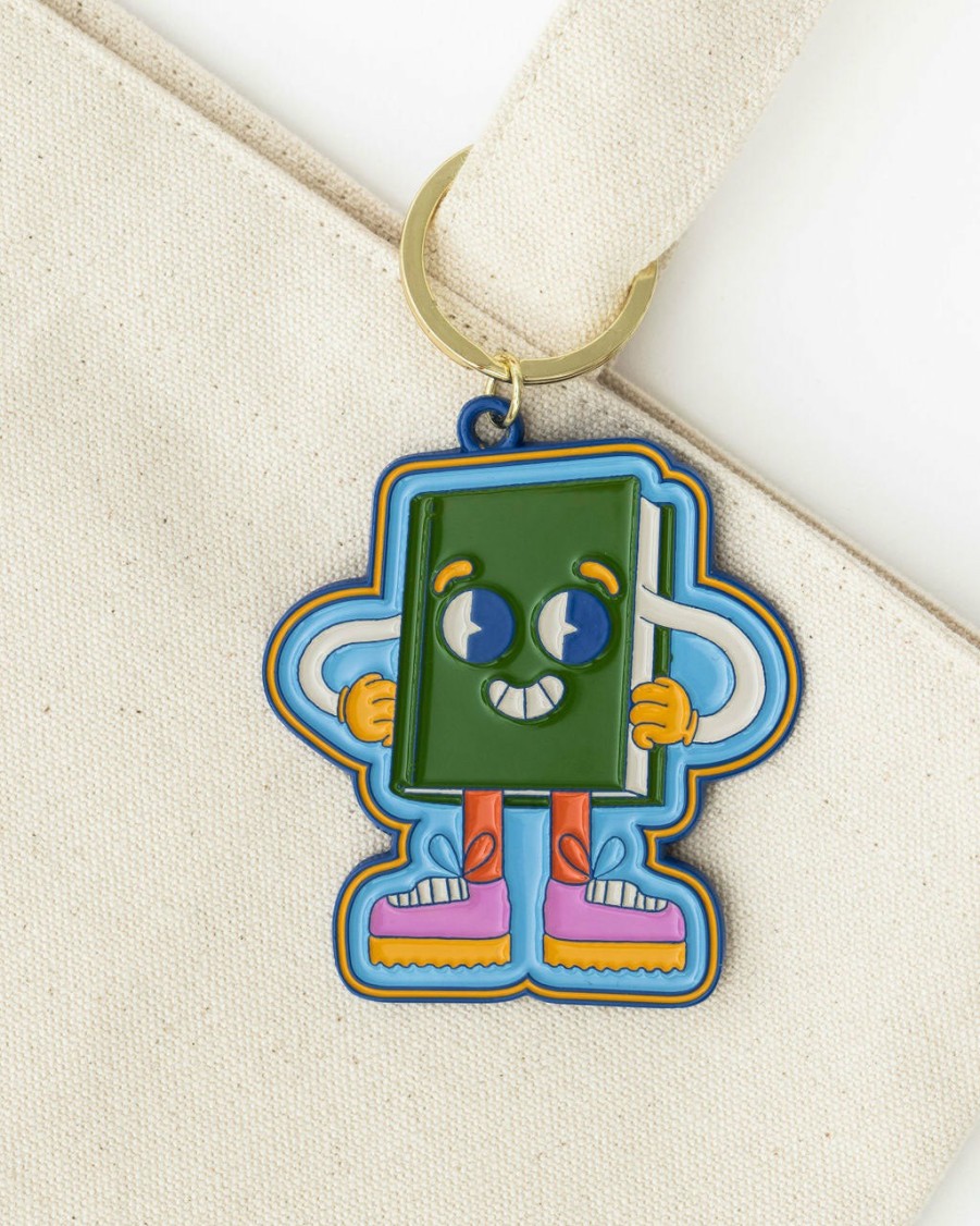 Accessories ban.do | Enamel Keychain - Book Man