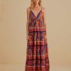 Clothing Farm Rio | Blue Forest Mosaic Sleeveless Maxi Dress