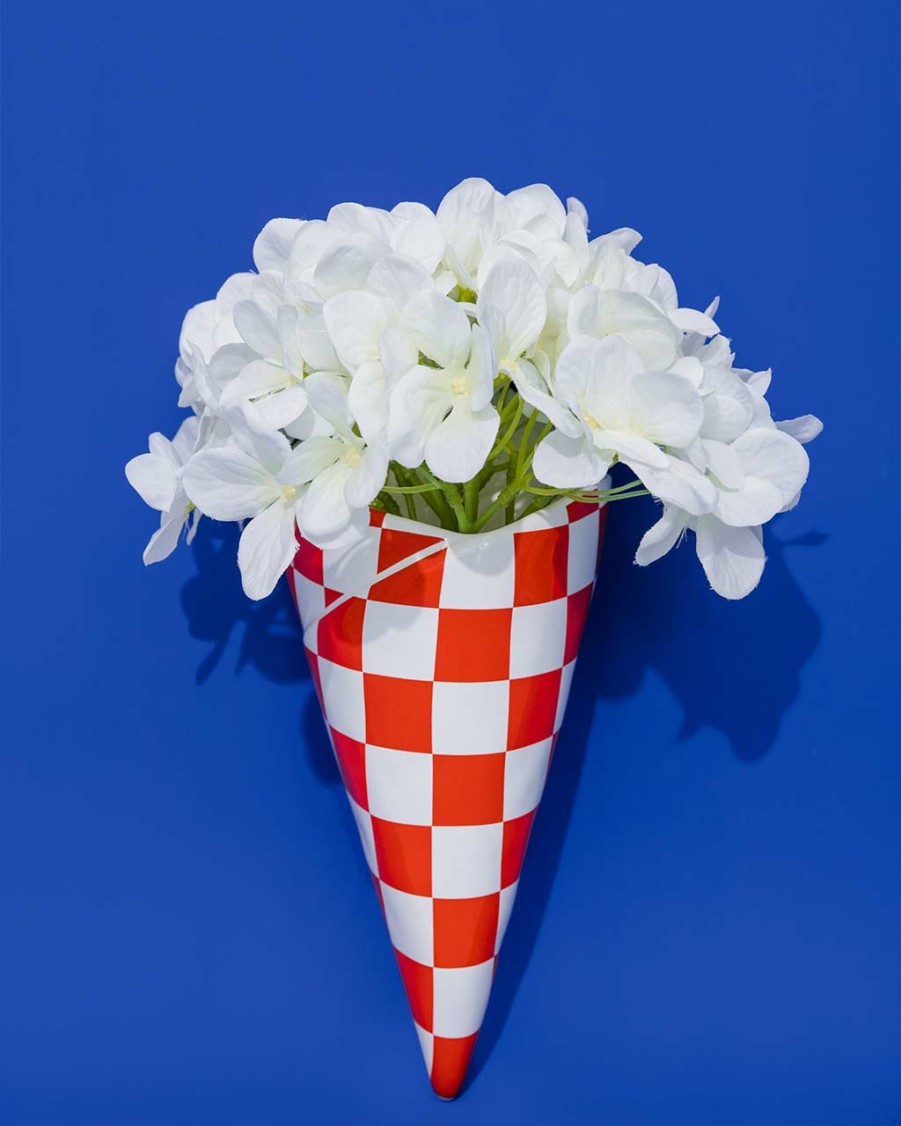 Living ban.do | Checker Bag Wall Vase