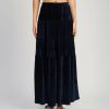 Clothing En Saison | Micah Midi Skirt - Navy