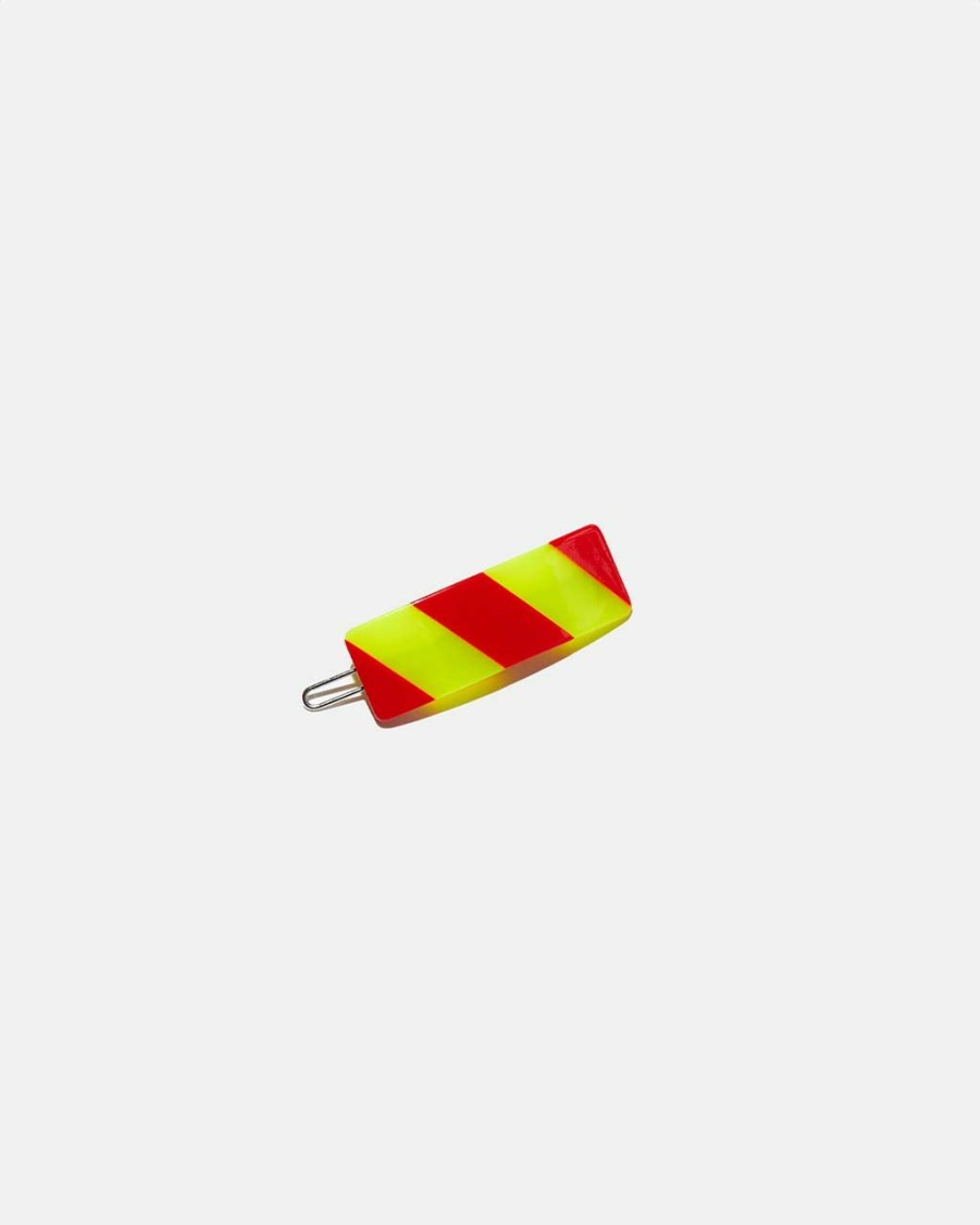 Accessories Chunks | Caution Clip - Neon Yellow + Red