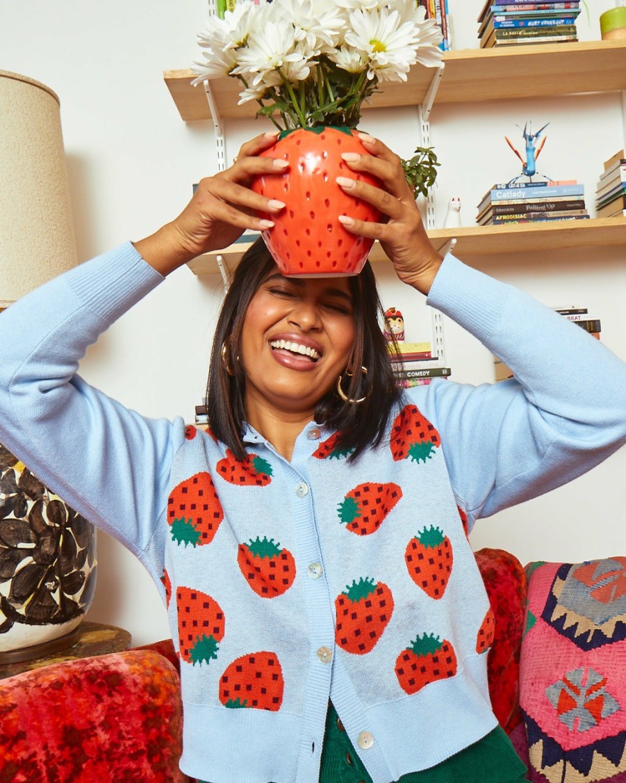 Clothing ban.do | Strawberry Shrunken Cardigan