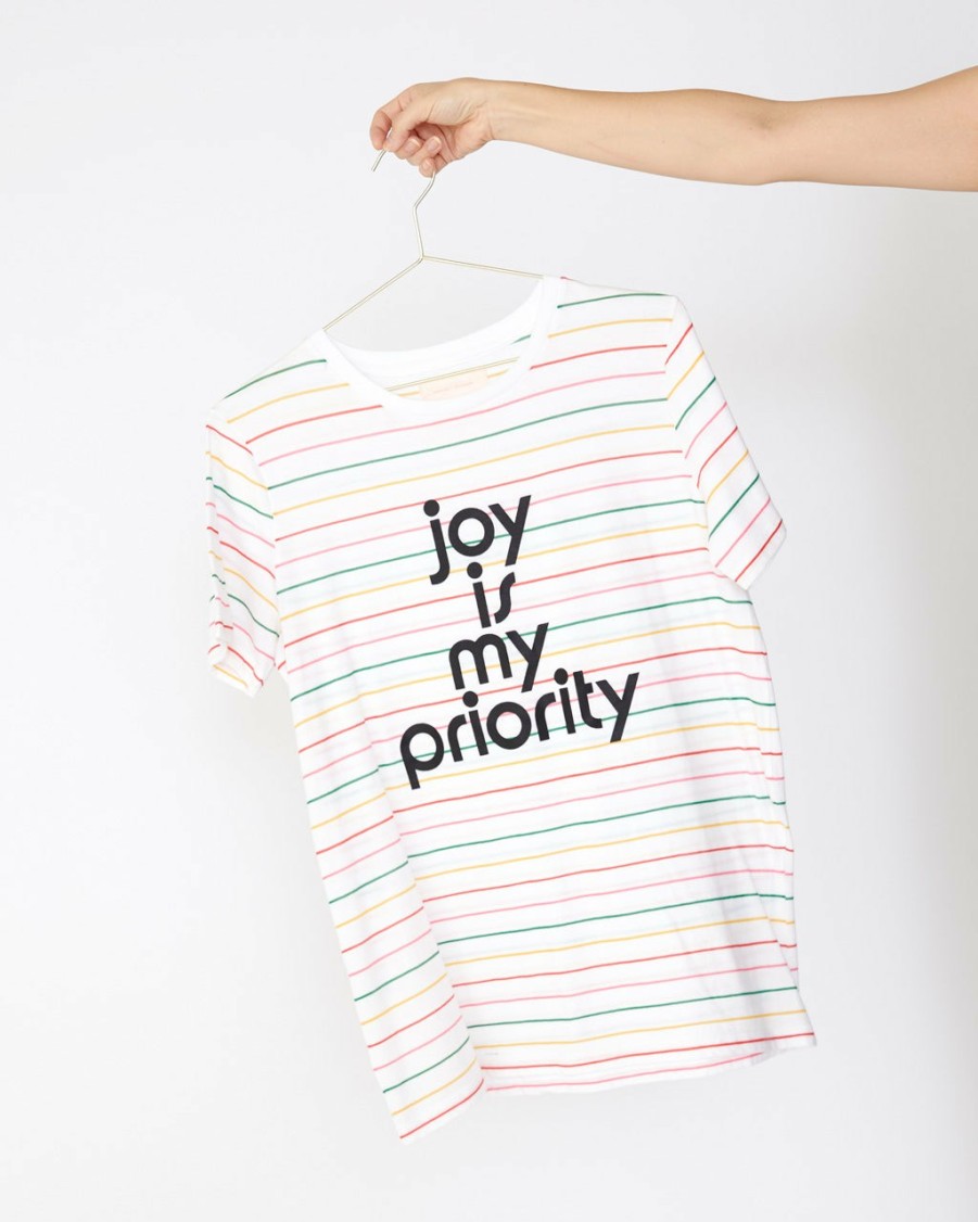 Clothing ban.do | Joy Is My Priority Striped Tee