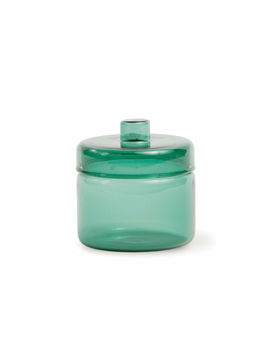 Living Good Citizen | Glass Sugar Jar - Dark Teal