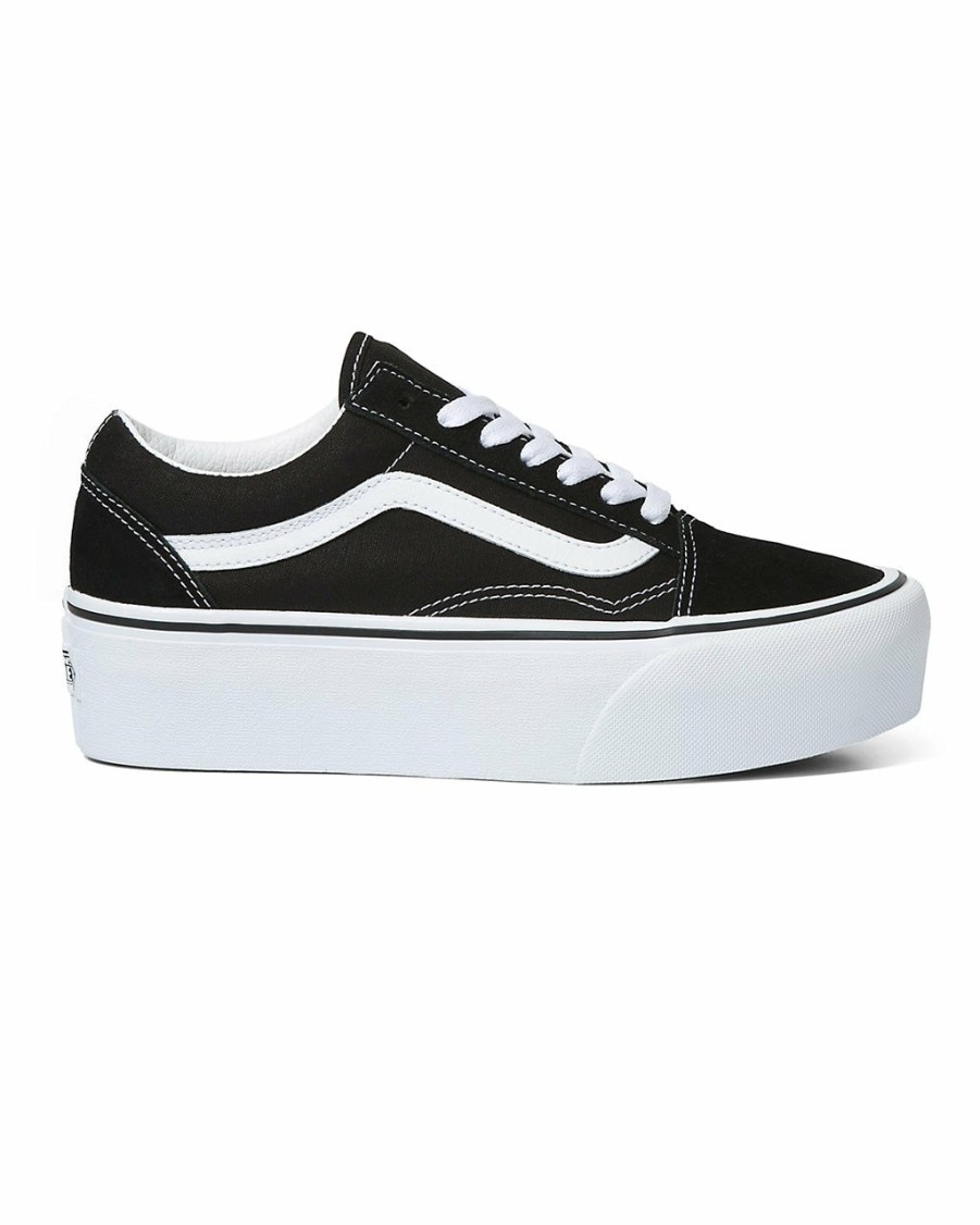 Accessories Vans | Old Skool Stackform Sneaker - Black + True White