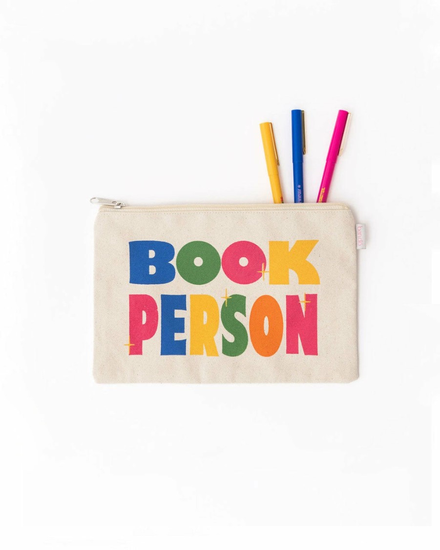 Accessories ban.do | Canvas Pouch - Book Person