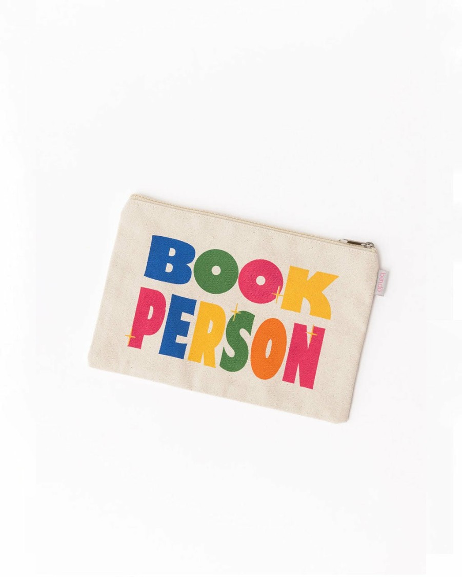 Accessories ban.do | Canvas Pouch - Book Person