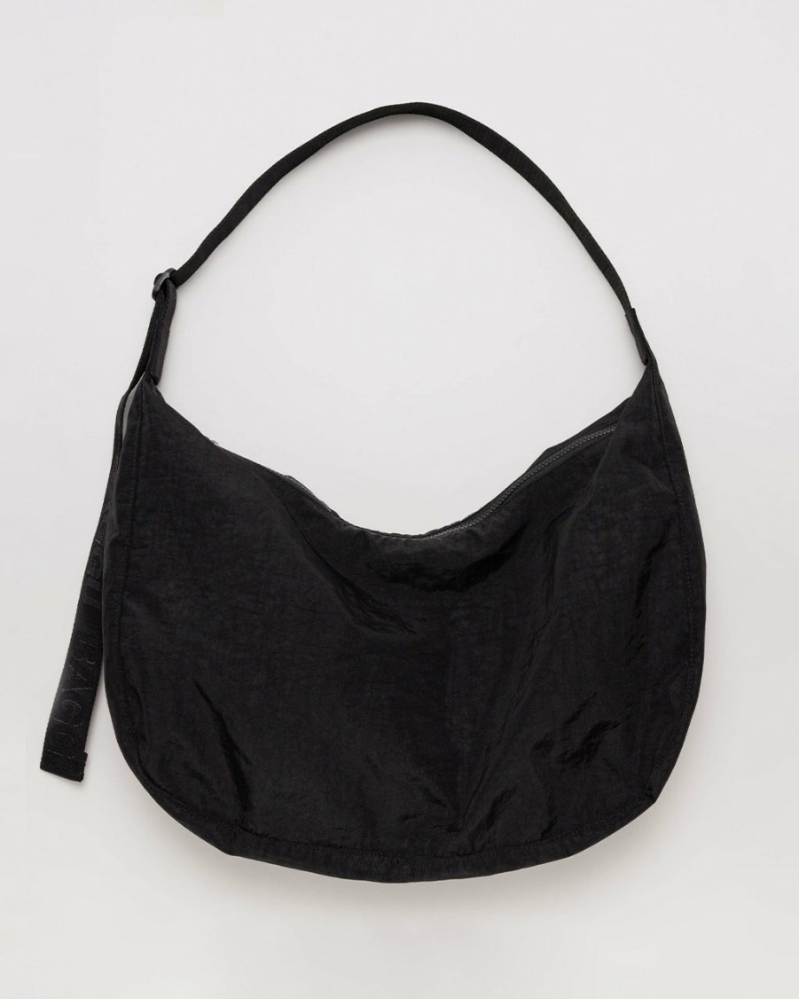 Accessories Baggu | Large Nylon Crescent Bag - Black