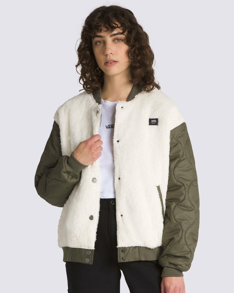 Clothing Vans | Kasia Bomber Jacket - Grapeleaf