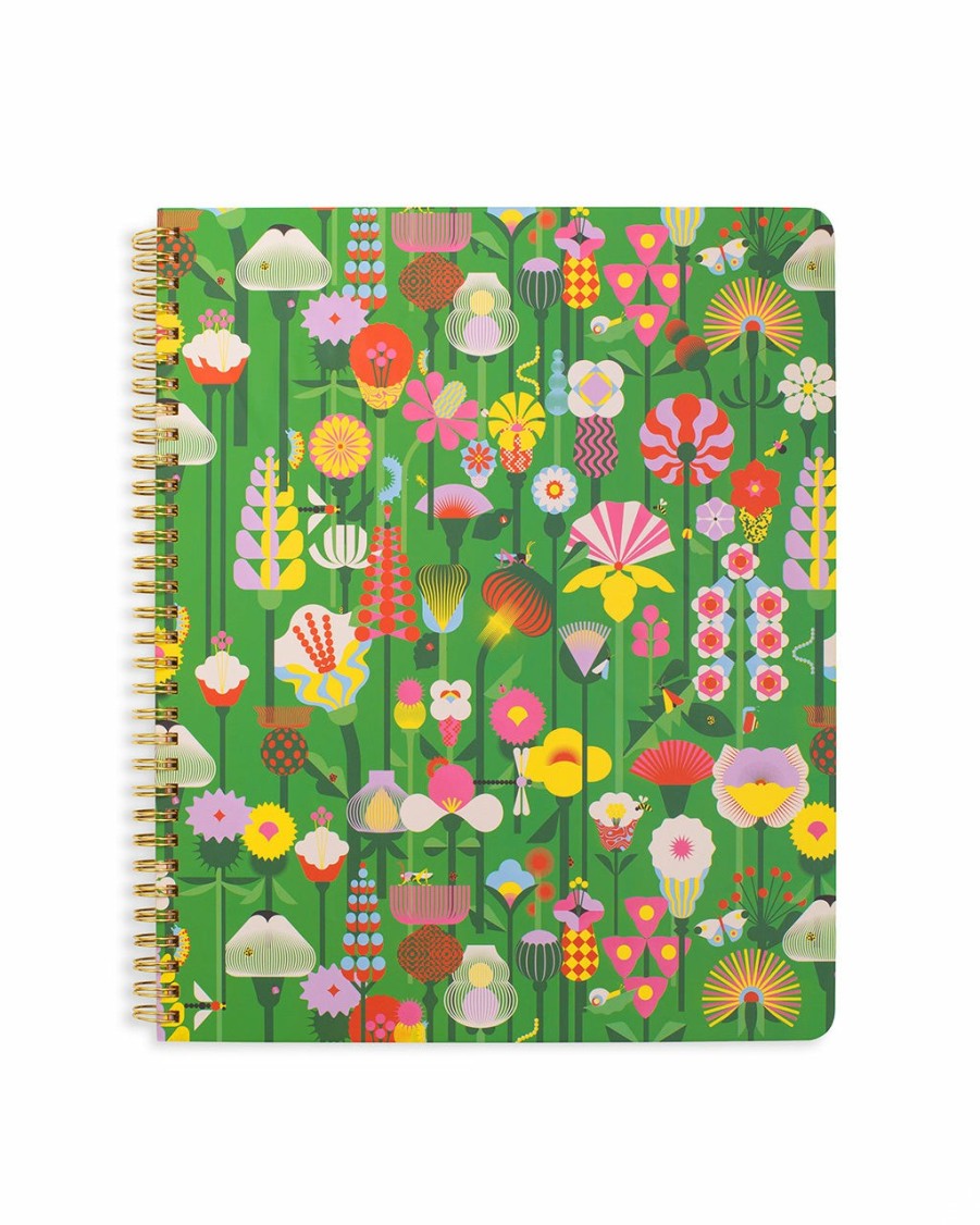 Desk ban.do | Rough Draft Large Notebook - Geometric Floral