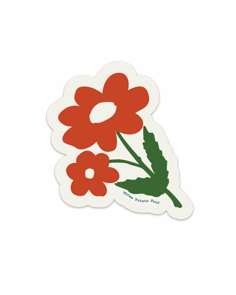 Living Three Potato Four | Bumper Magnet - Orange Blossom