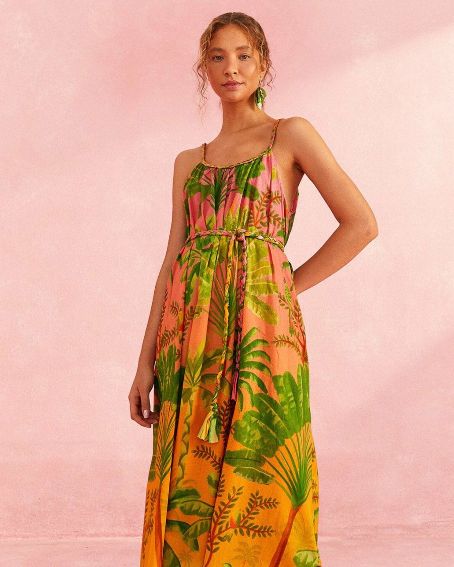 Clothing Farm Rio | Sunrise Scenario Halter Dress