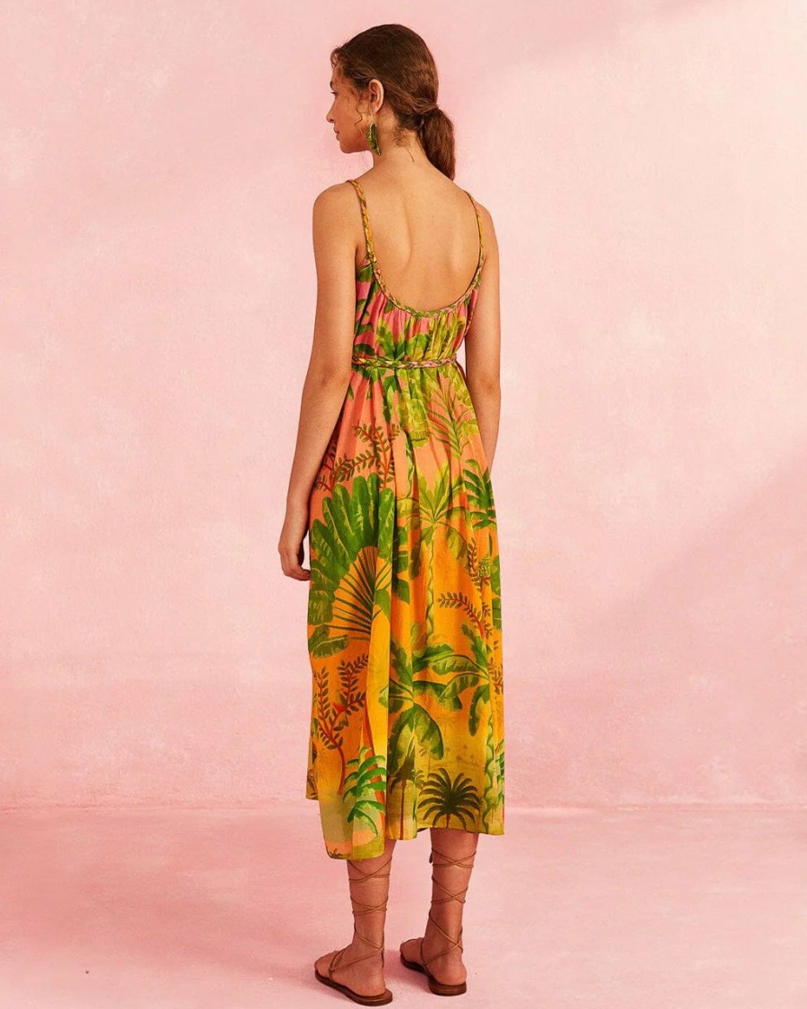 Clothing Farm Rio | Sunrise Scenario Halter Dress