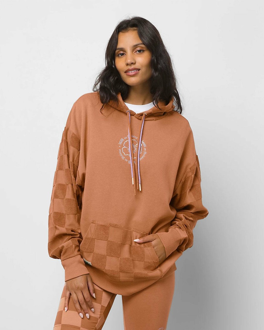 Clothing Vans | Em On Holiday Hoodie - Pecan Brown