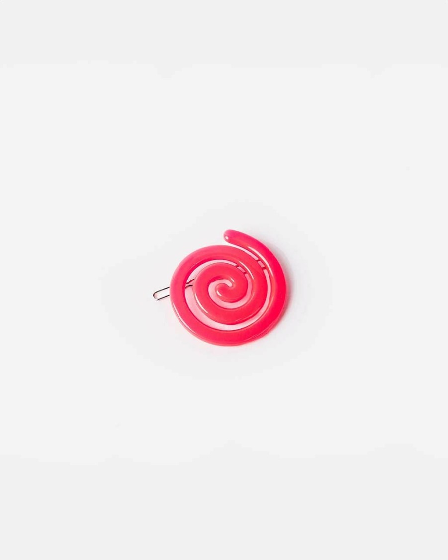 Accessories Chunks | Spiral Clip - Pink