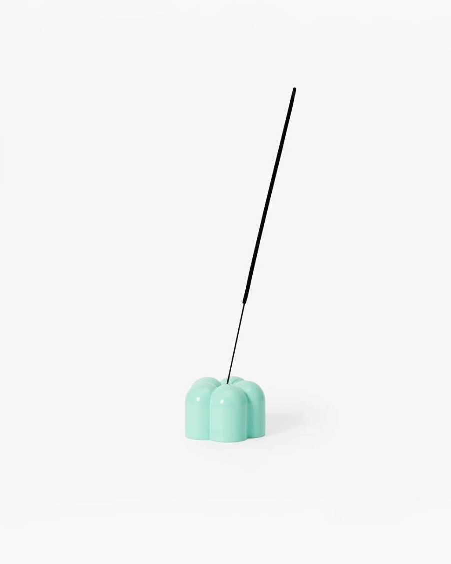 Living Areaware | Poppy Candle & Incense Holder - Blue