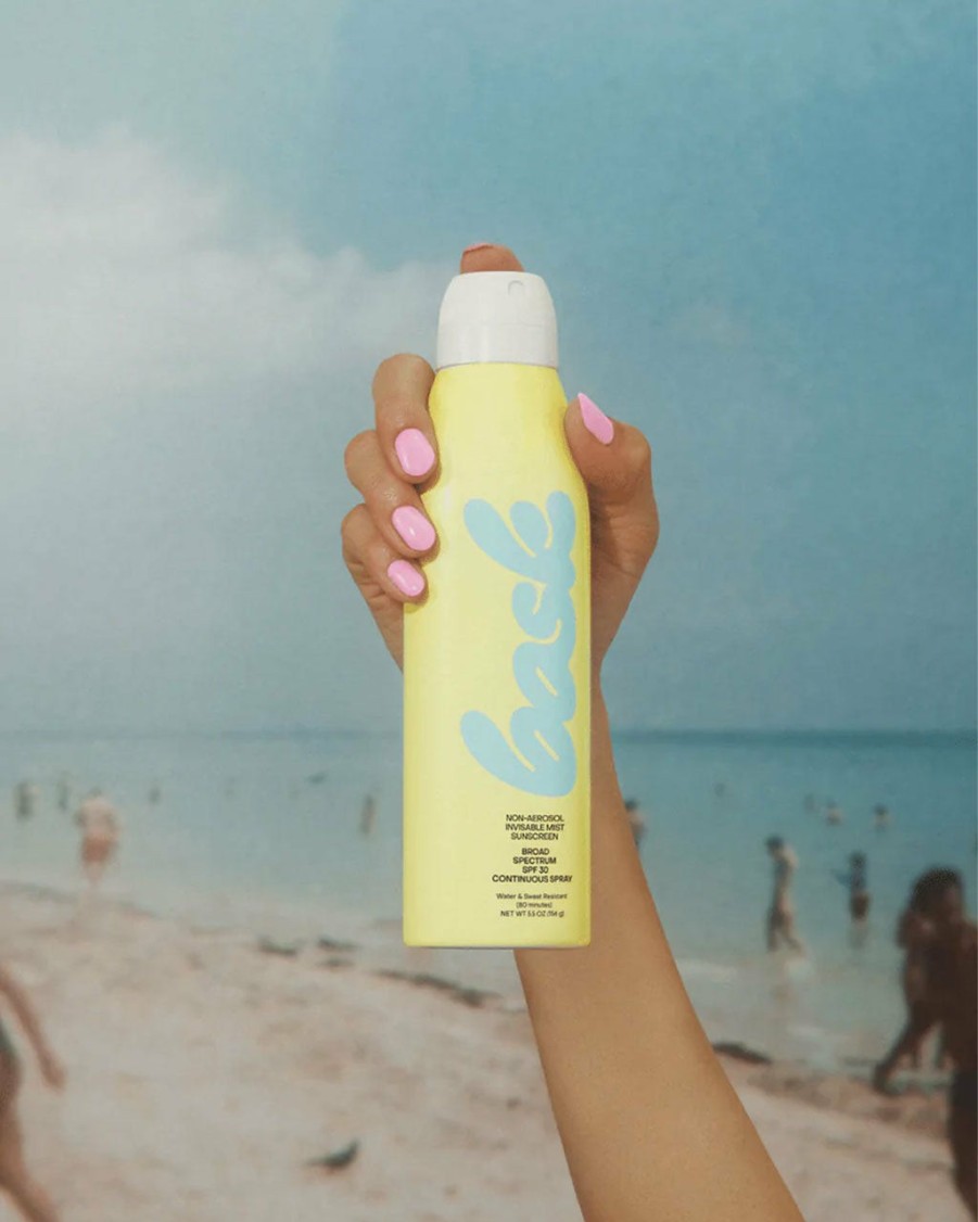 Wellness Bask Sunscreen | Bask Spf 30 Non-Aerosol Spray Sunscreen