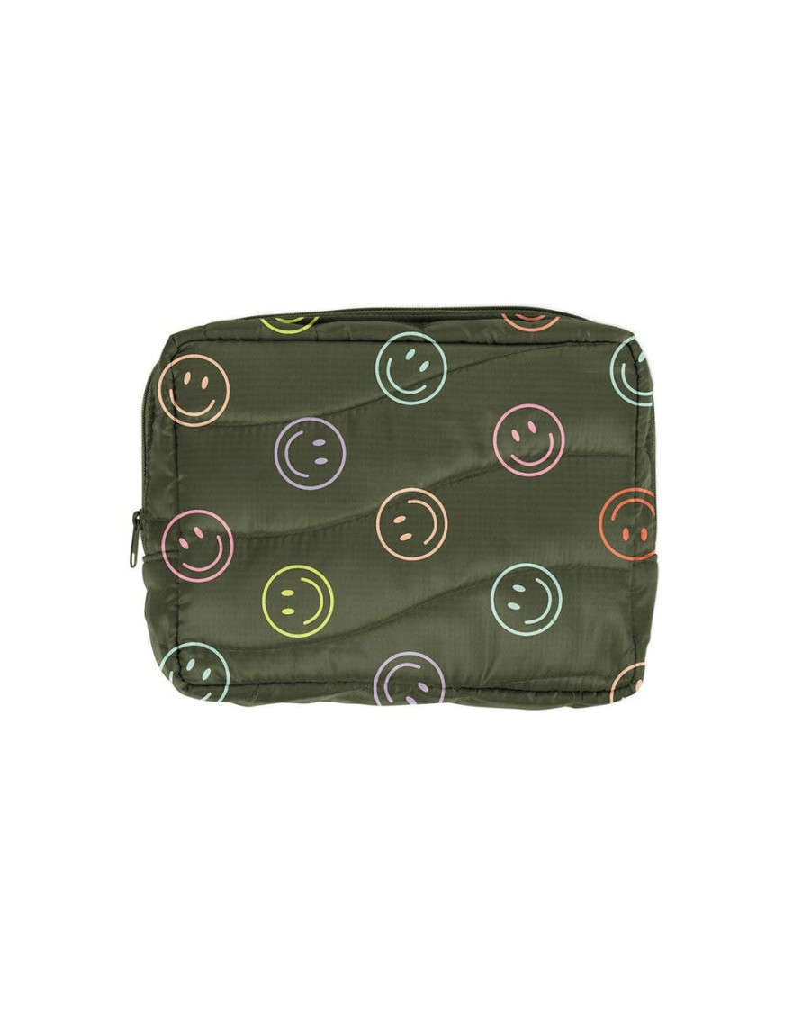 Accessories Talking Out Of Turn | Large Puffy Busy Bee - Green Smiley