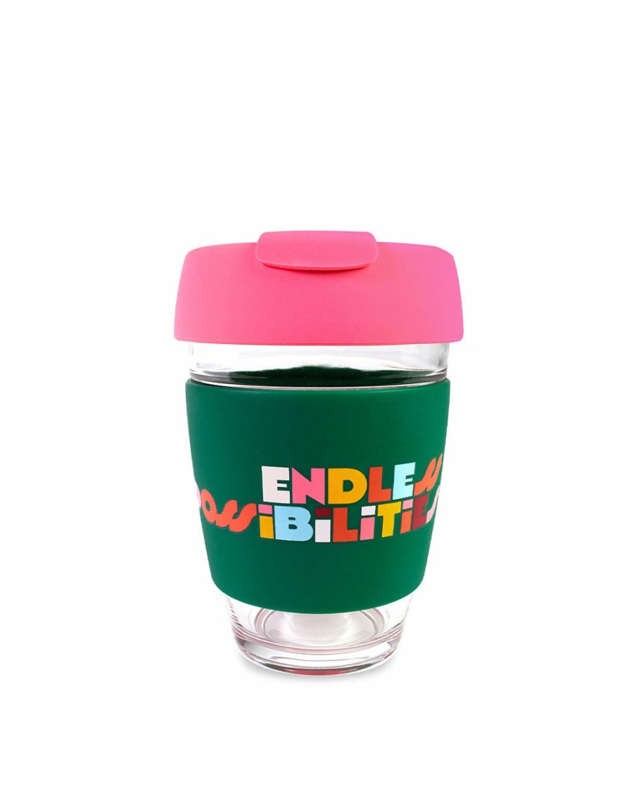 Living ban.do | Glass Travel Mug - Endless Possibilities