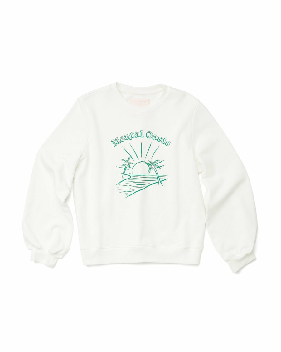 Clothing ban.do | Mental Oasis Balloon Sleeve Sweatshirt