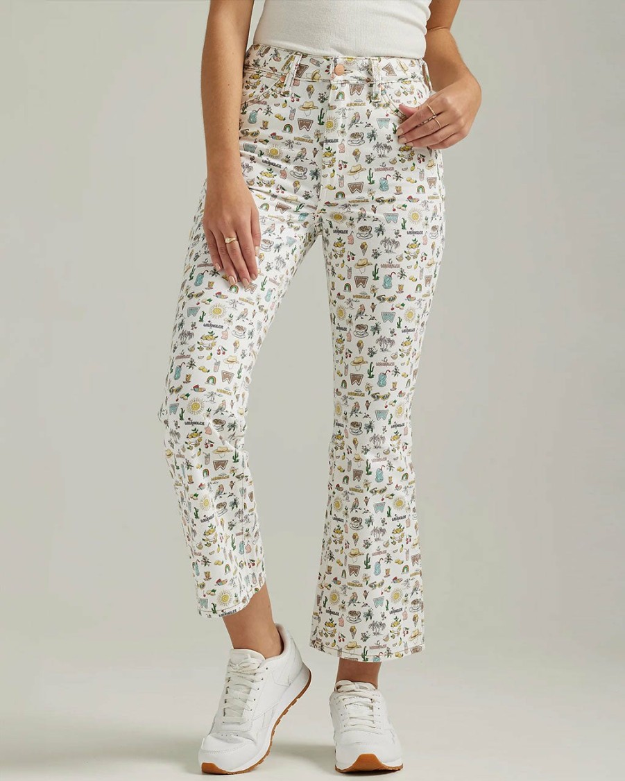 Clothing Wrangler | Wrock High Rise Kick Flare Jeans - Life'S Lemons