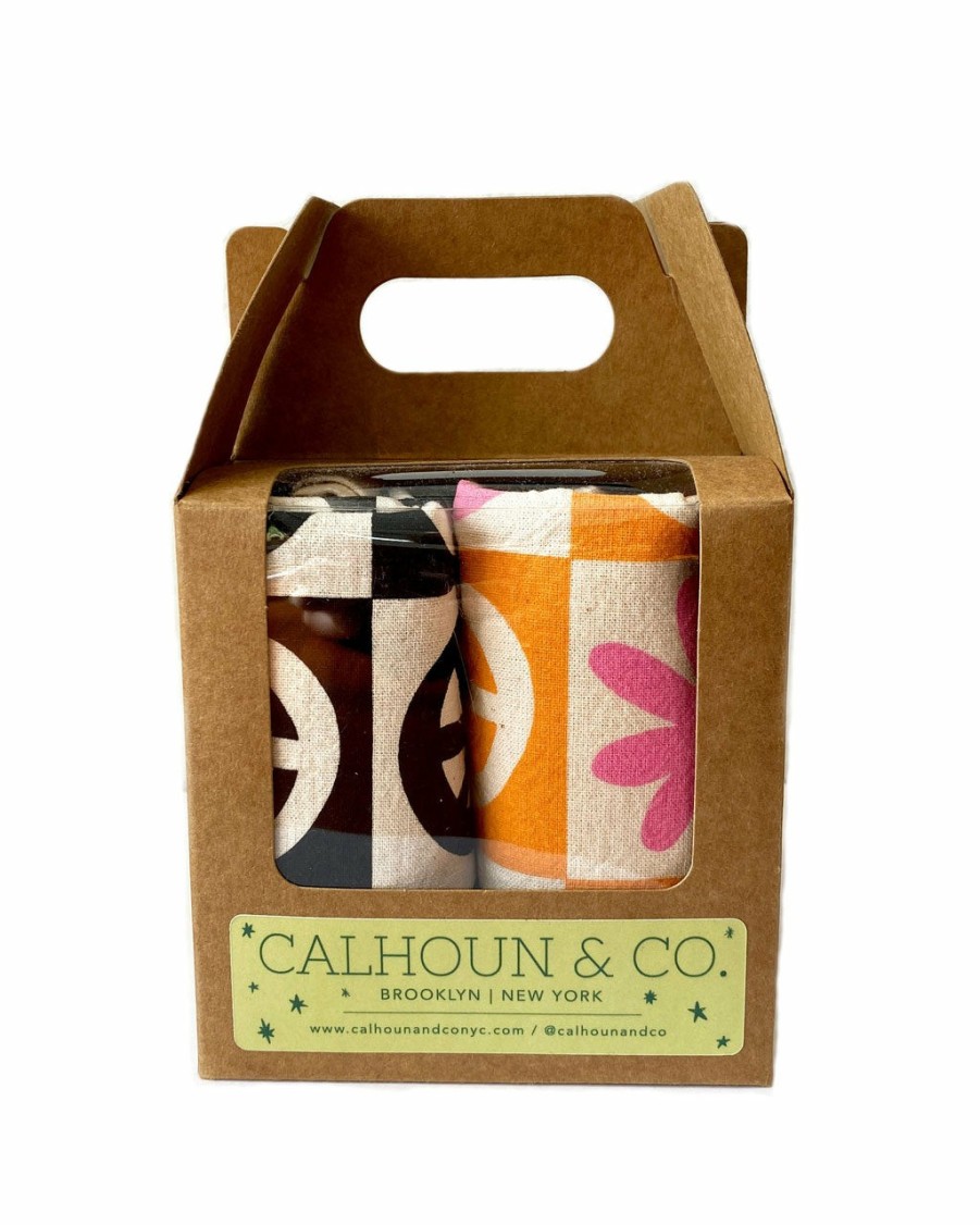 Living Calhoun u0026 Co | Tea Towel Bundle - Peace Please Checkers