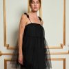 Clothing Sister Jane | Aurore Tulle Cami Dress - Coal Black