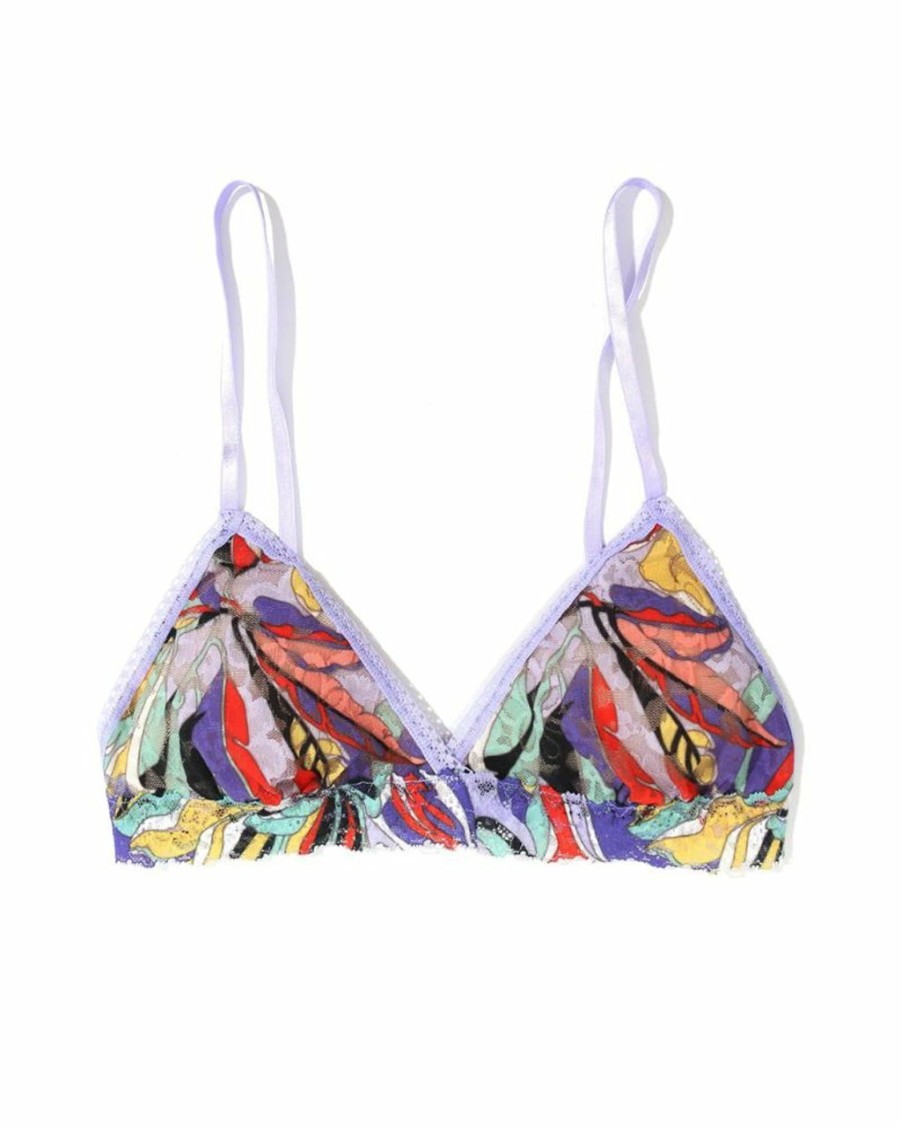 Clothing Hanky Panky | Daily Lace Printed Padded Triangle Bralette - Summer Solstice