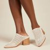 Accessories Intentionally Blank | Caps Heeled Mule - Bone