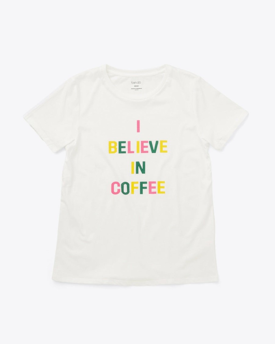 Clothing ban.do | I Believe In Coffee Tee - Multi