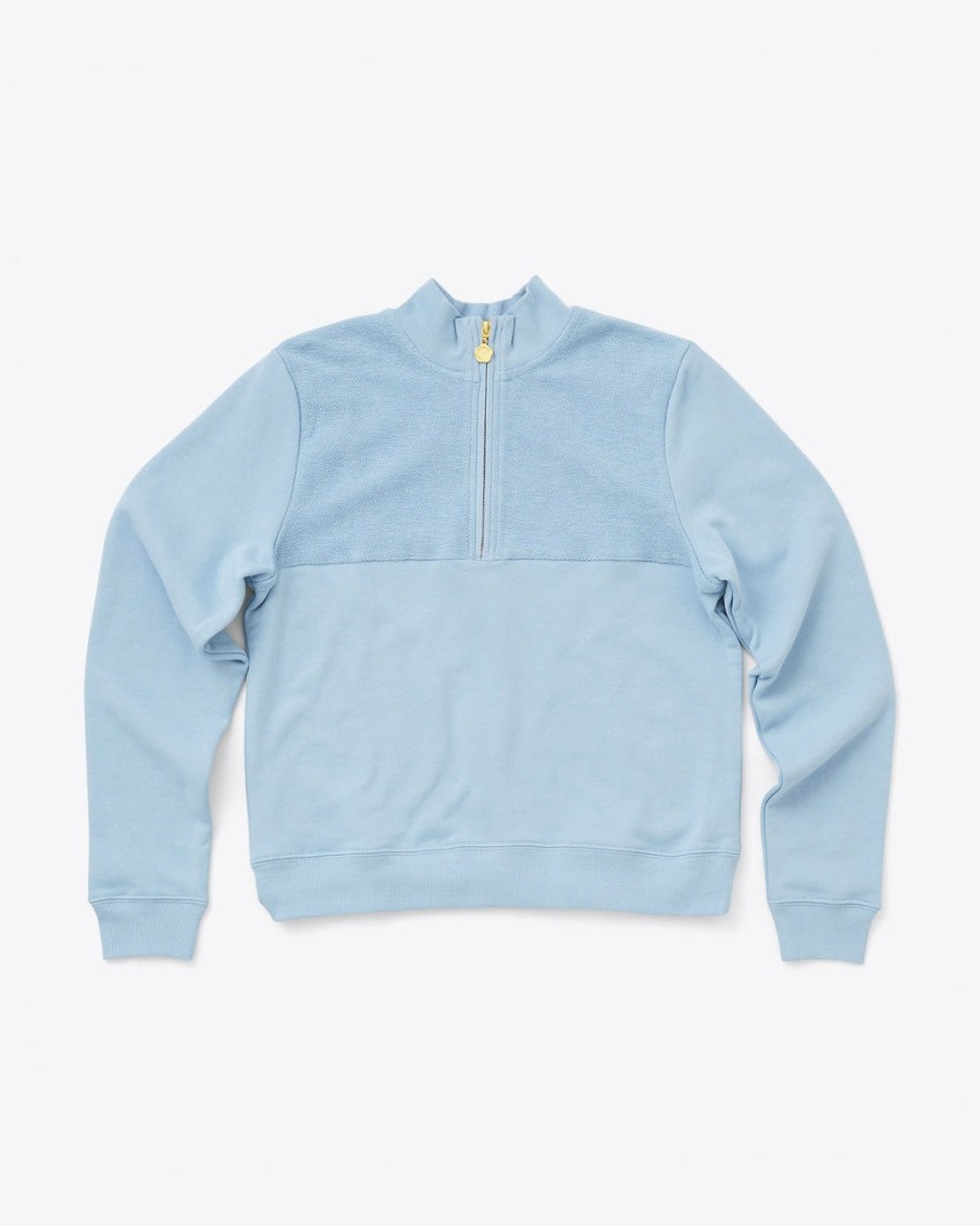 Clothing ban.do | Sky Half Zip Sweatshirt