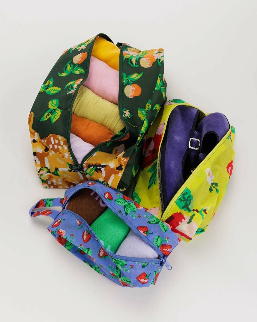 Accessories Baggu | 3D Zip Set - Needlepoint Fruit