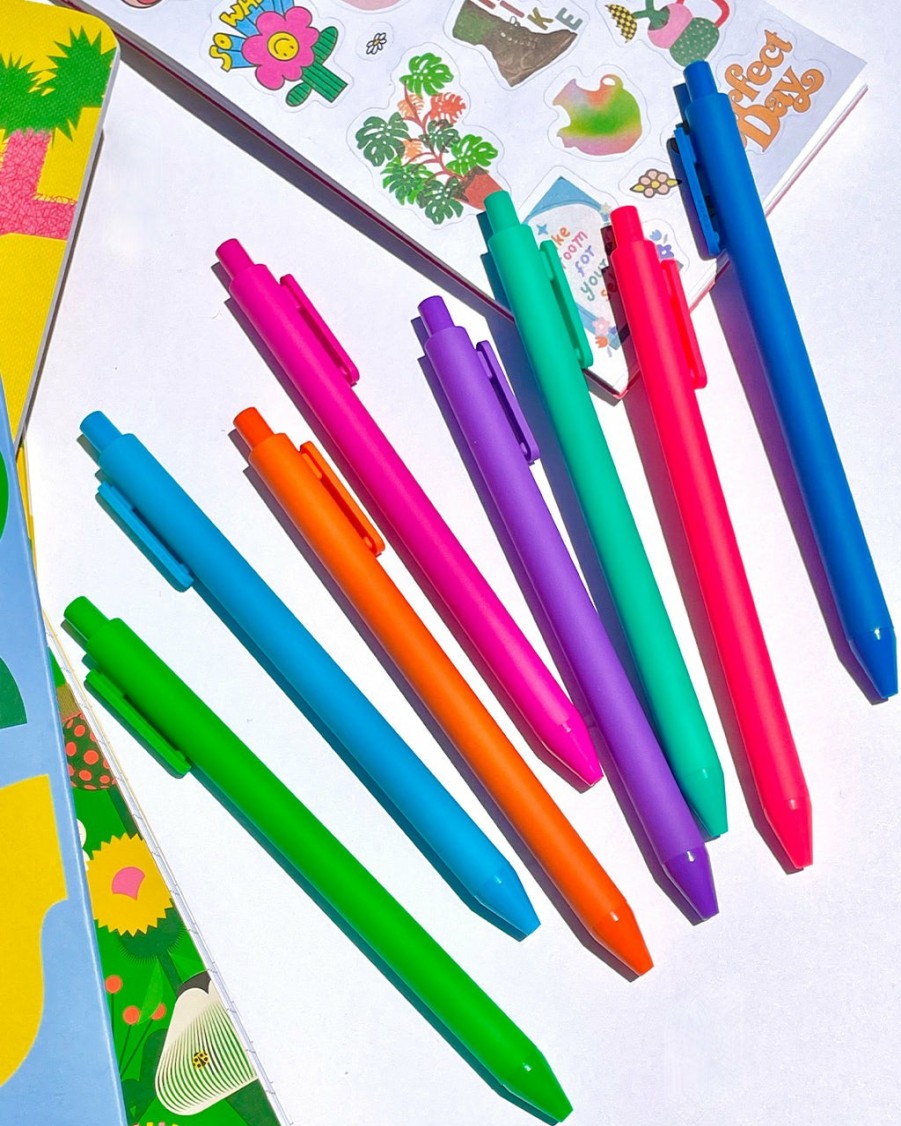 Desk ban.do x Talking Out Of Turn | Rainbow Jotter Pen Set