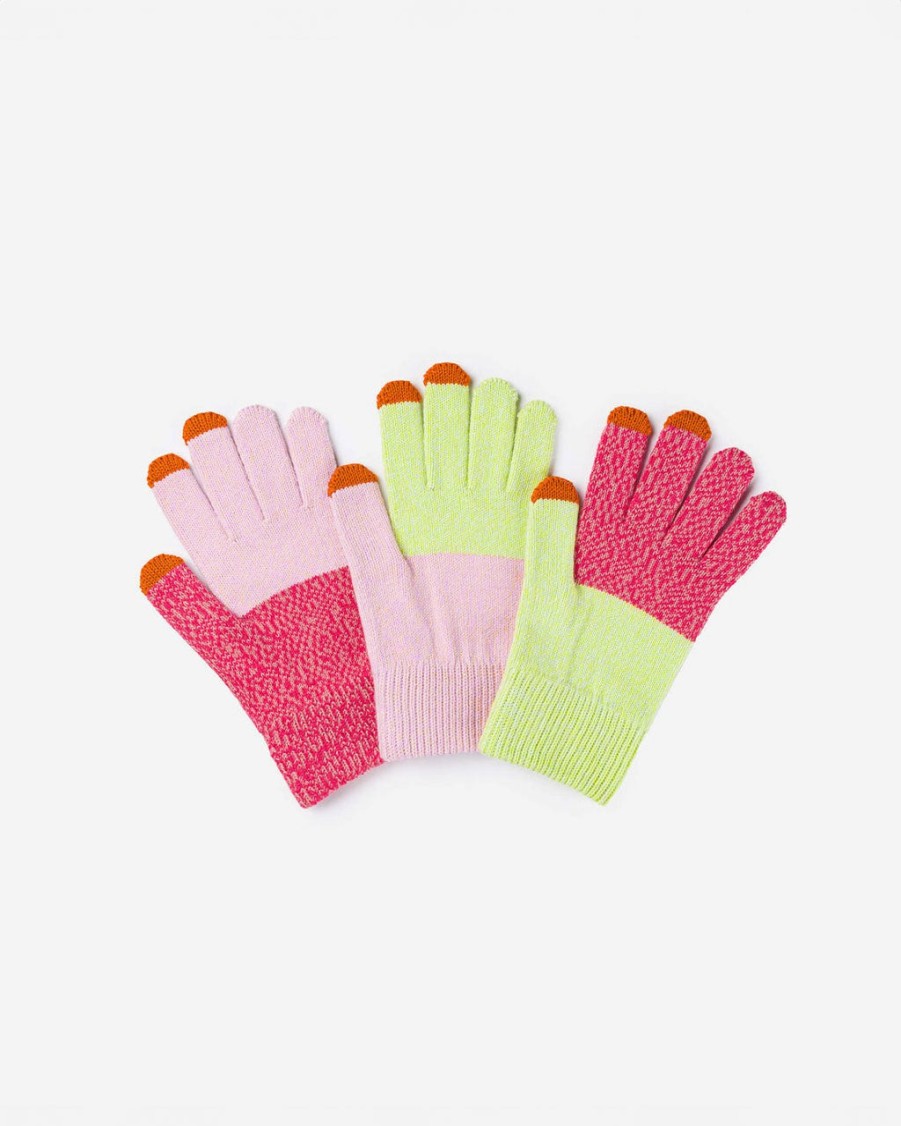 Accessories Verloop | Pair And Spare Touchscreen Gloves - Fuchsia Lilac