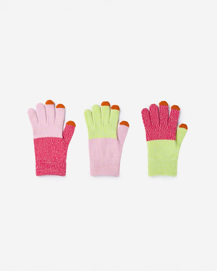 Accessories Verloop | Pair And Spare Touchscreen Gloves - Fuchsia Lilac